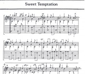 Extraits tablature Sweet Temptation