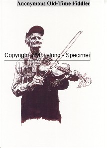 Anonyme jouant du fiddle old time